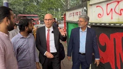 Months later in October, he visited Bangladesh and met with Yunus, the Chief Justice, the army