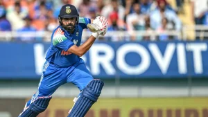 However, Rohit dropped the anchor and negated the tough period with Ruturaj Gaikwad