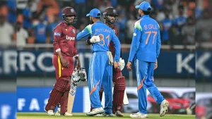 India and the West Indies have been sanctioned for maintaining slow over-rates during the third