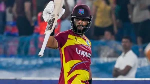 Hope had already struck a breathtaking 45-ball hundred during the 2nd T20I in Ranchi earlier