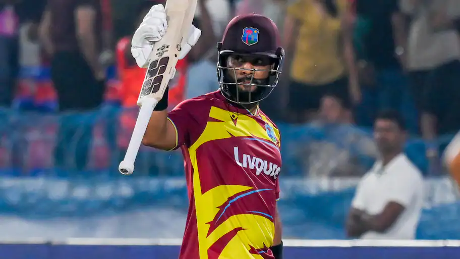 Hope had already struck a breathtaking 45-ball hundred during the 2nd T20I in Ranchi earlier