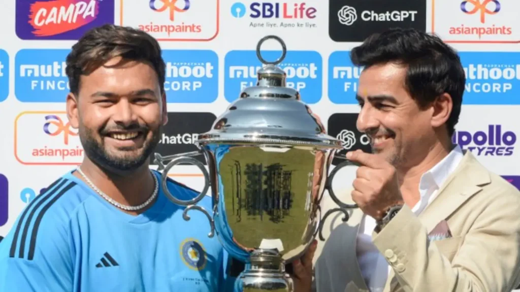 Pant was also effusive in his praise for young batter Ravichandran Smaran, whose twin knocks
