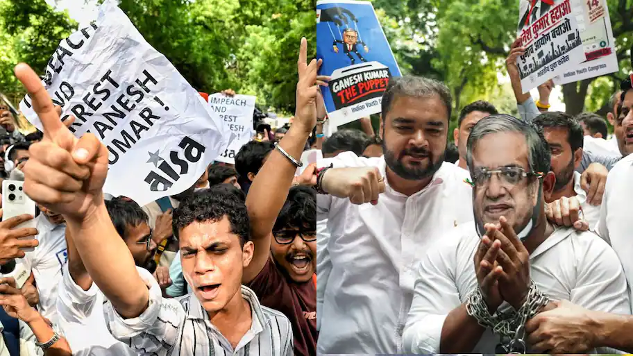 Delhi Police have registered three FIRs after protesters tried to gather near Jantar Mantar