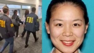 Wanying Zhang, 34, a California realtor, was arrested on October 4 at the Los Angeles Airport