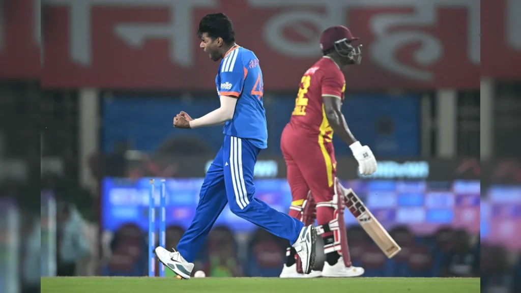 Despite Mayank's contribution, the West Indies chased down 250, reaching 252/4 in 19.2 overs