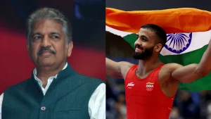 Industrialist Anand Mahindra has praised Indian wrestler Sujeet Kalkal days