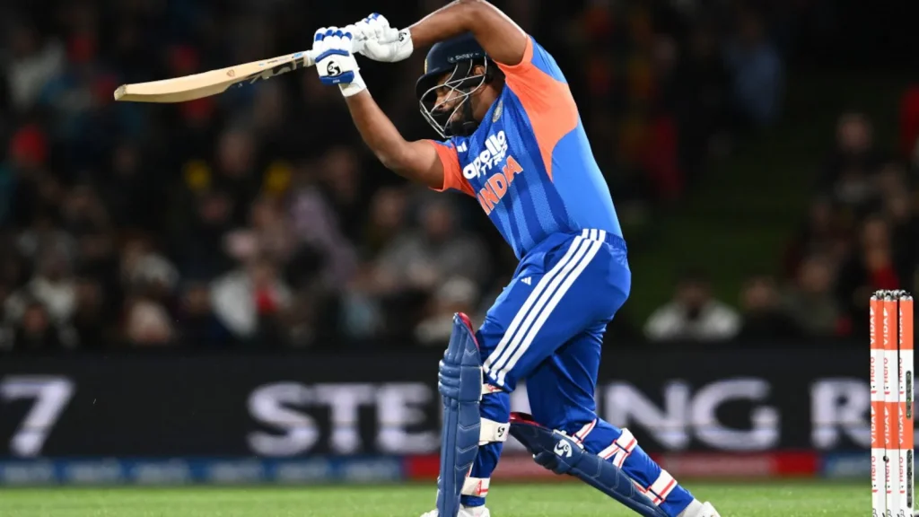 Samson's 33-ball 67, studded with eight fours and four sixes, set up India's four-wicket