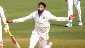 Siraj was named captain of Hyderabad for the first two matches and helped the team register