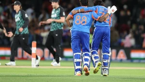 all of those teams had at least five wickets in hand, unlike India in Christchurch While there