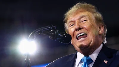 US President Donald Trump on Sunday blamed "immigration of people" for the widespread unrest