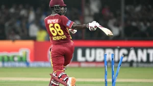 West Indies cricketers Rovman Powell and Sherfane Rutherford have been reprimanded