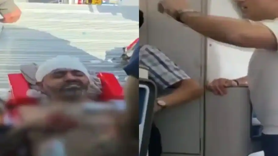 New video shows chaotic aftermath; passengers rush to help after Indian pilot attacked — Flydubai