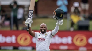 Bavuma's century, his fifth in Test cricket, earned him a record previously held by former