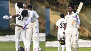 Bengal wicketkeeper-batter Abhishek Porel struck an unbeaten century for his side in an ongoing